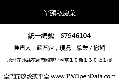 丫頭私房菜