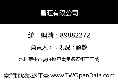 昌旺有限公司