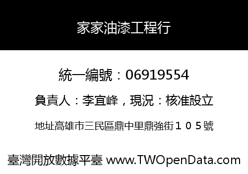 家家油漆工程行