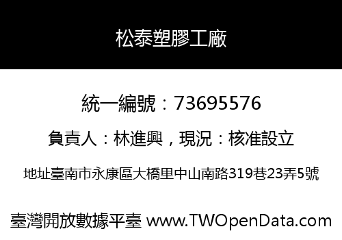 松泰塑膠工廠