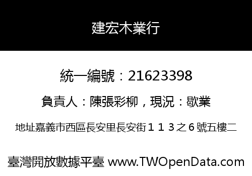 建宏木業行