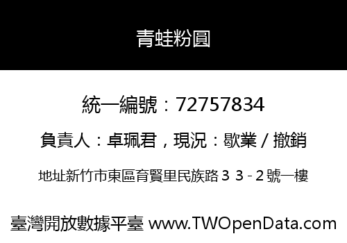 青蛙粉圓