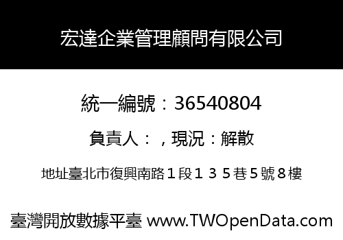 宏達企業管理顧問有限公司