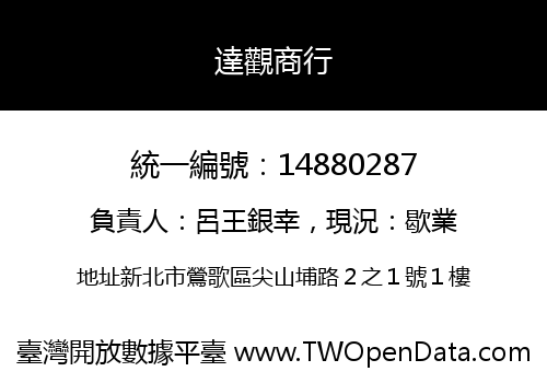 達觀商行