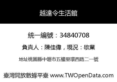 越達令生活館