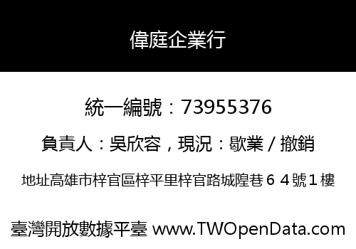 偉庭企業行