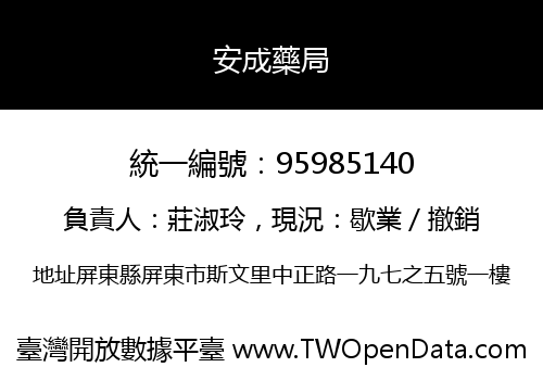 安成藥局