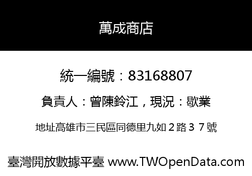 萬成商店