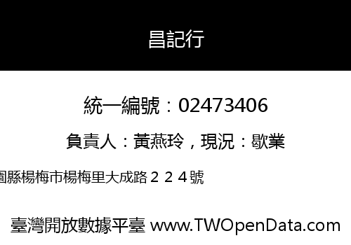 昌記行