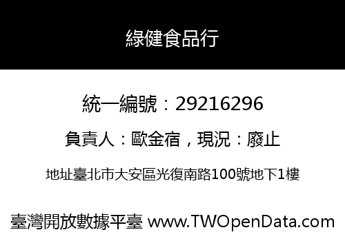 綠健食品行
