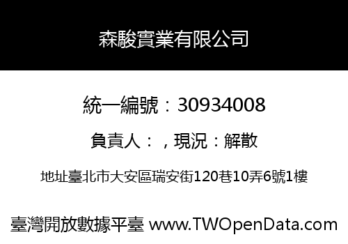 森駿實業有限公司