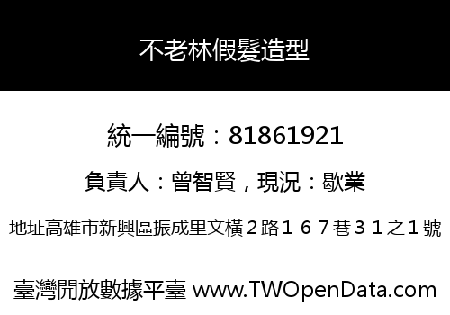 不老林假髮造型
