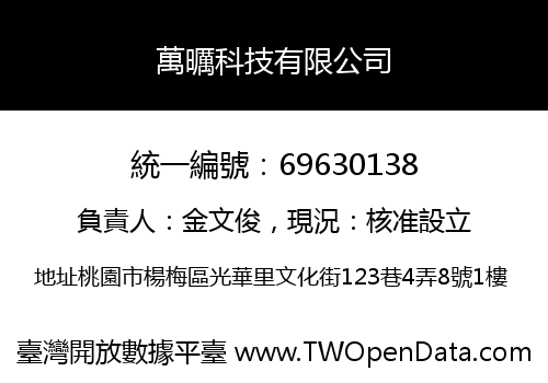 萬曞科技有限公司