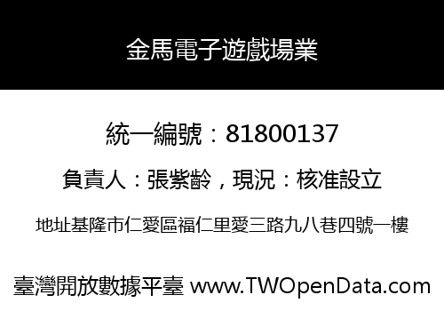 金馬電子遊戲場業