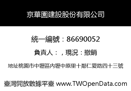 京華園建設股份有限公司
