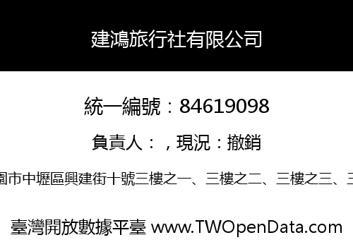 建鴻旅行社有限公司