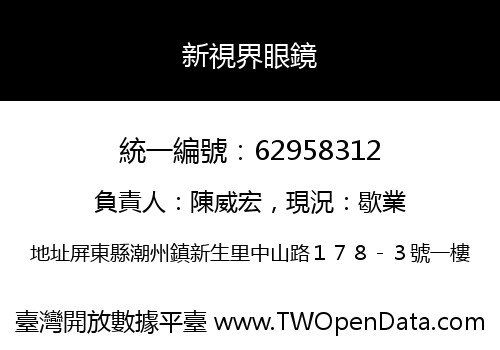 新視界眼鏡