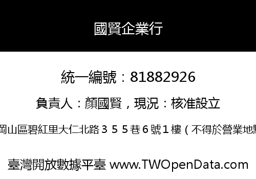 國賢企業行