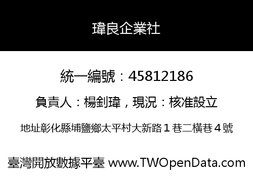 瑋良企業社