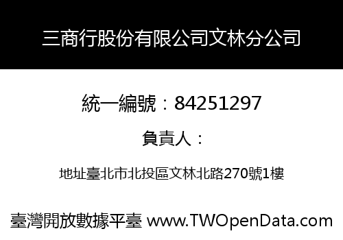 三商行股份有限公司文林分公司
