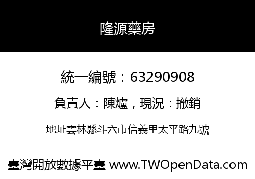 隆源藥房