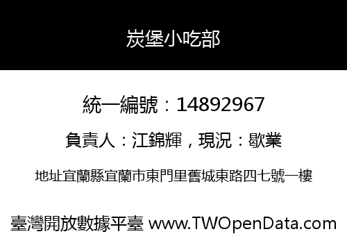 炭堡小吃部