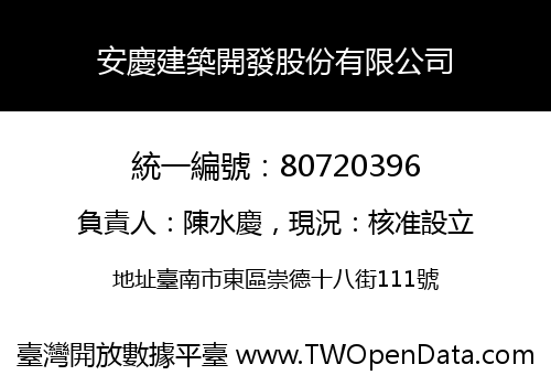 安慶建築開發股份有限公司