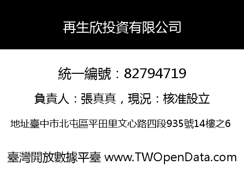 再生欣投資有限公司