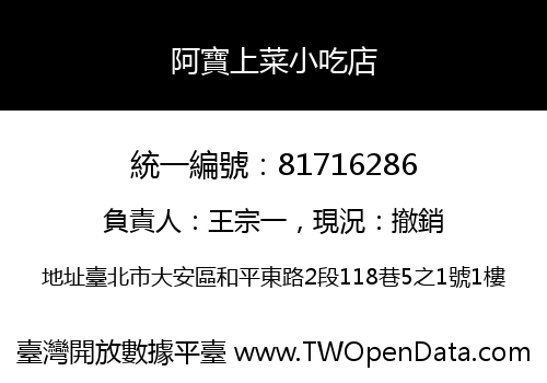 阿寶上菜小吃店