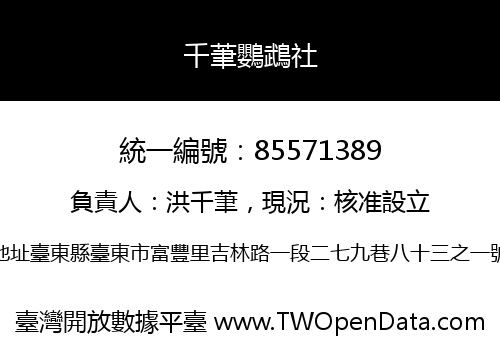 千茟鸚鵡社