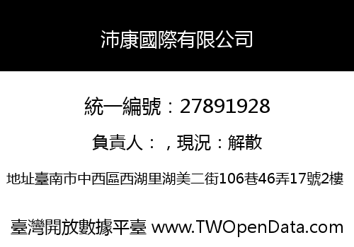 沛康國際有限公司