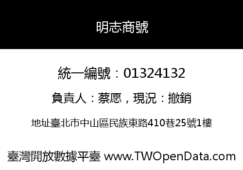 明志商號