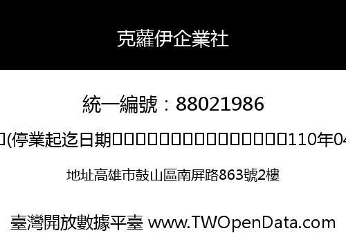 克蘿伊企業社