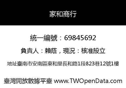家和商行