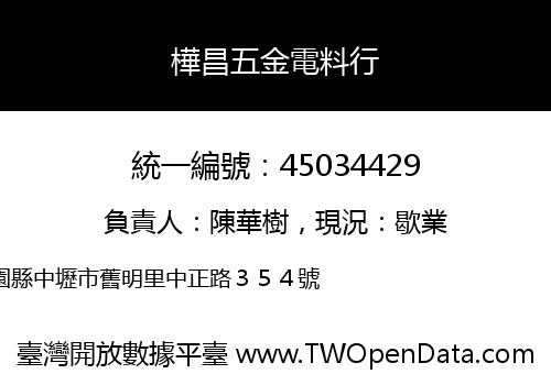 樺昌五金電料行