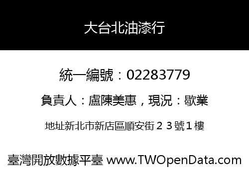 大台北油漆行
