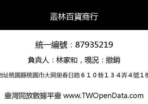 叢林百貨商行