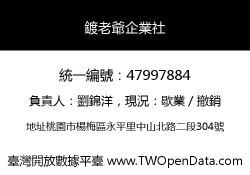 鍍老爺企業社