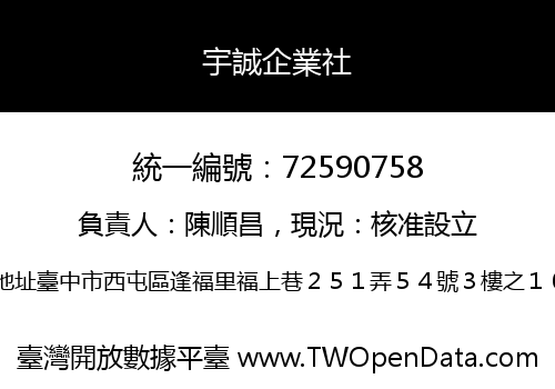宇誠企業社