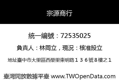 宗源商行