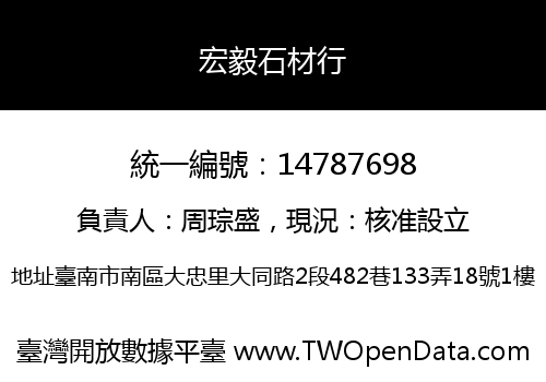 宏毅石材行