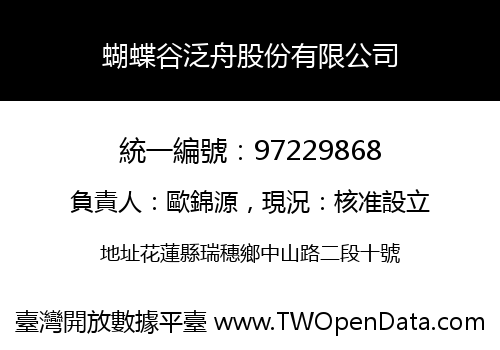 蝴蝶谷泛舟股份有限公司