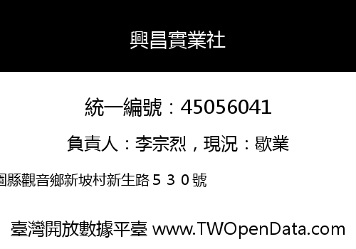 興昌實業社
