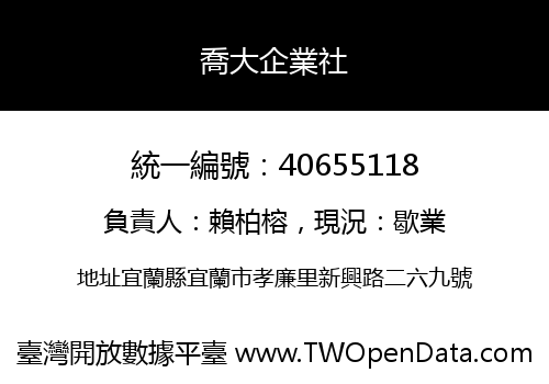 喬大企業社