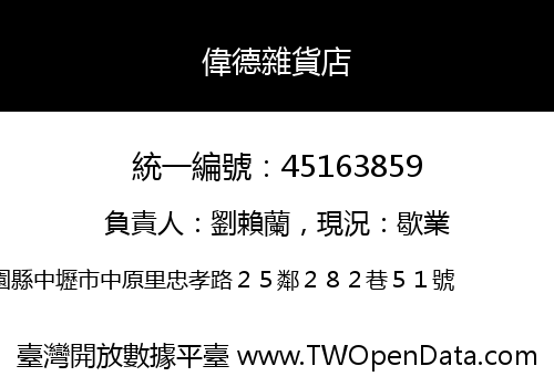 偉德雜貨店