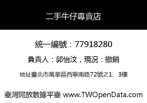 二手牛仔專賣店