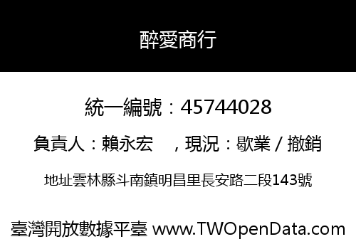 醉愛商行