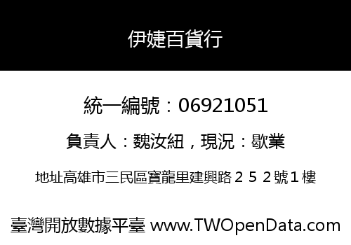伊婕百貨行