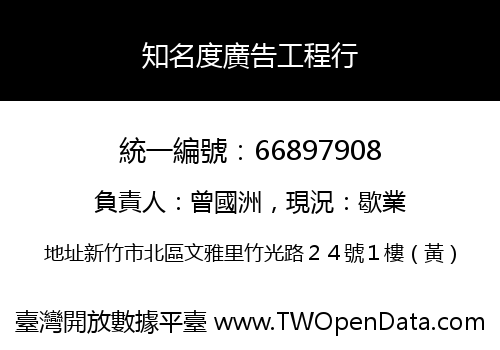 知名度廣告工程行