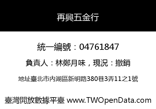 再興五金行